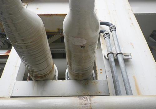 高圧給水管 補修工事